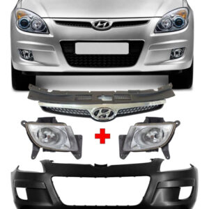 Para-choque Com Grade E Milhas I30 2009 2011 2012 Novo