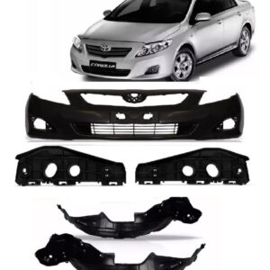 Para-choque Dianteiro Corolla 2008 2009 2010 2011 com grades.