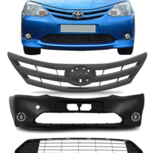 Para-choque Dianteiro Etios com Grades 13 a 16.